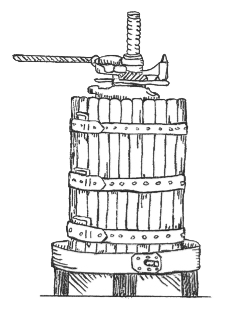 Berthoud Vineyard & Winery Logo Press